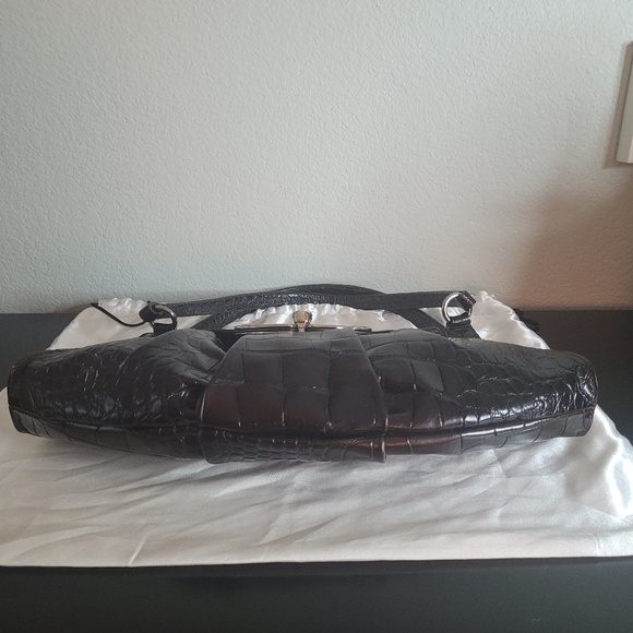 FURLA BRERA CROC SHOULDER BAG - Picture 6 of 13